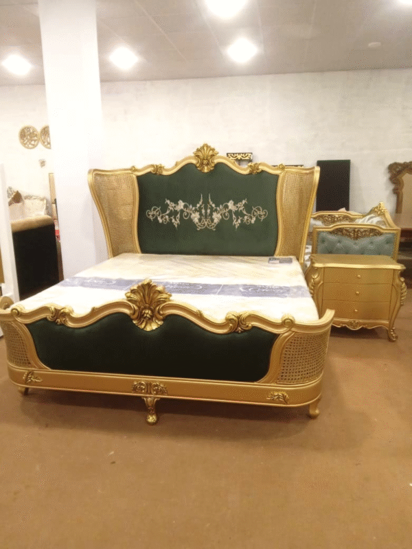 Luxury Wooden Double Bed Designs – Elegant Solid Wood Frames for Modern & Classic Bedrooms - Image 19