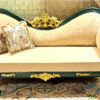 Luxury Couch Divan Elegant Handcrafted Sofa for Royal Living décor Designo furniture Chiniot Pakistan
