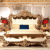 Luxury Royal king size bed frame bed bath and beyond murphy bed set design 2025