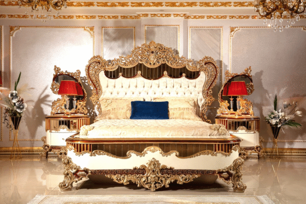 Luxury Royal king size bed frame bed bath and beyond murphy bed set design 2025