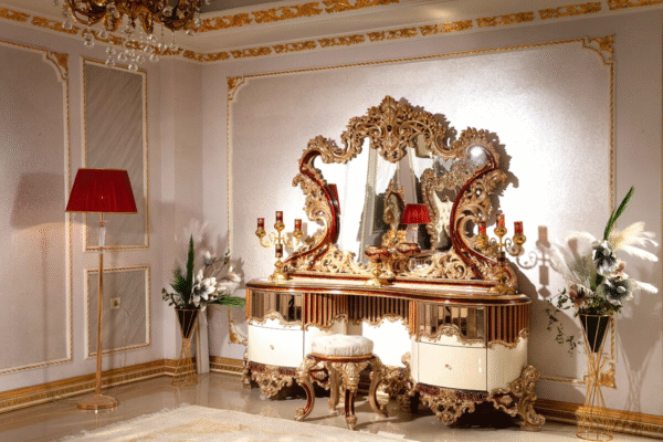 Luxury Royal Wooden Bed Frame – New Double Bed Designs | Chinioti Furniture - Image 38