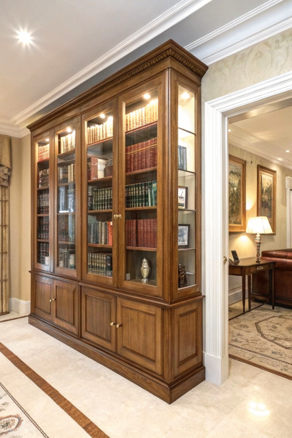 Solid Wood Bookshelf – Elegant & Durable Storage | Décor Design - Image 9