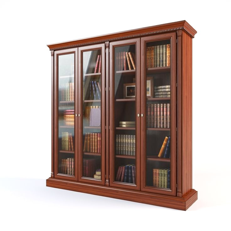 Solid Wood Bookshelf – Elegant & Durable Storage | Décor Design