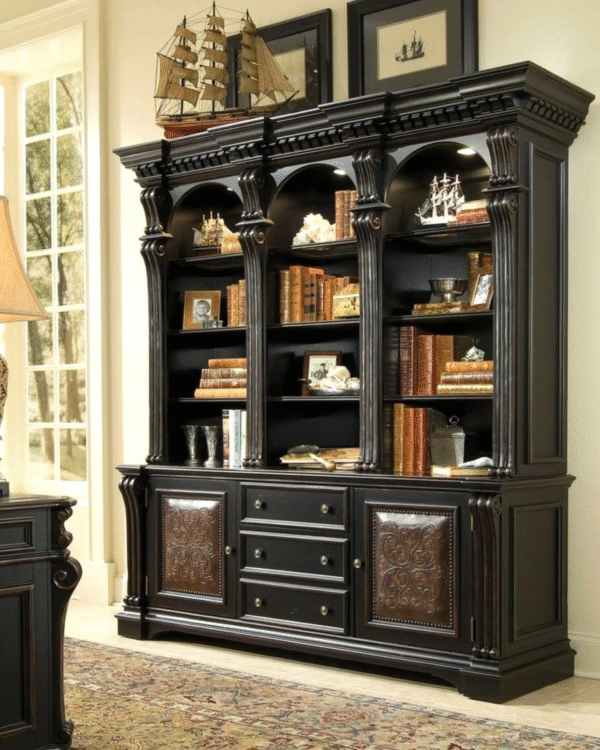Solid Wood Bookshelf – Elegant & Durable Storage | Décor Design