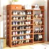 Luxury Wooden Shoe Rack Stylish Shoe Organizer for Elegant Homes Worldwide
