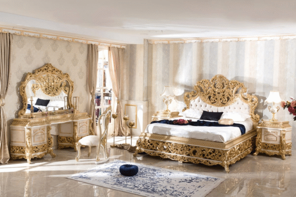 Classic wooden bed design King size bed decor designo Furniture