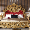 Classic wooden bed design King size bed decor designo Furniture