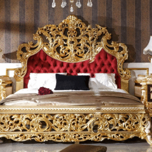Classic wooden bed design King size bed decor designo Furniture