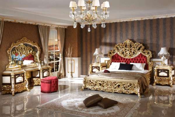 Classic wooden bed design King size bed decor designo Furniture - Image 4