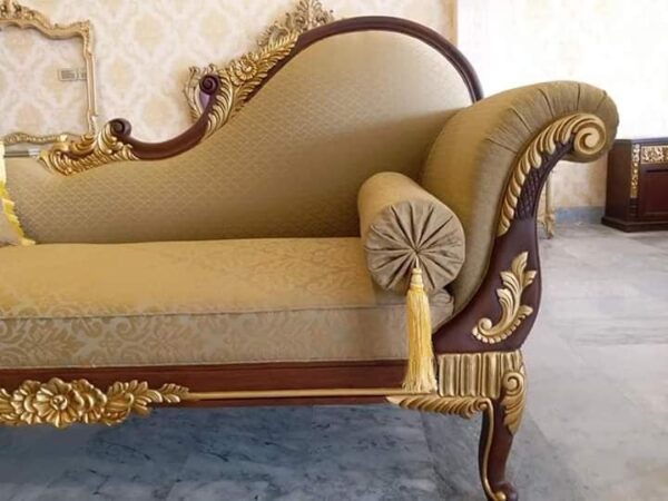 Chinioti Luxury Divan Handcrafted Royal Wooden Couch Sofa - Image 17