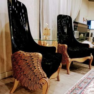 heaven luxury bedroom chairs set