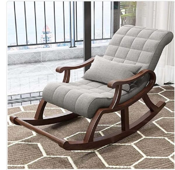Rocking chair solid wooden - Image 5