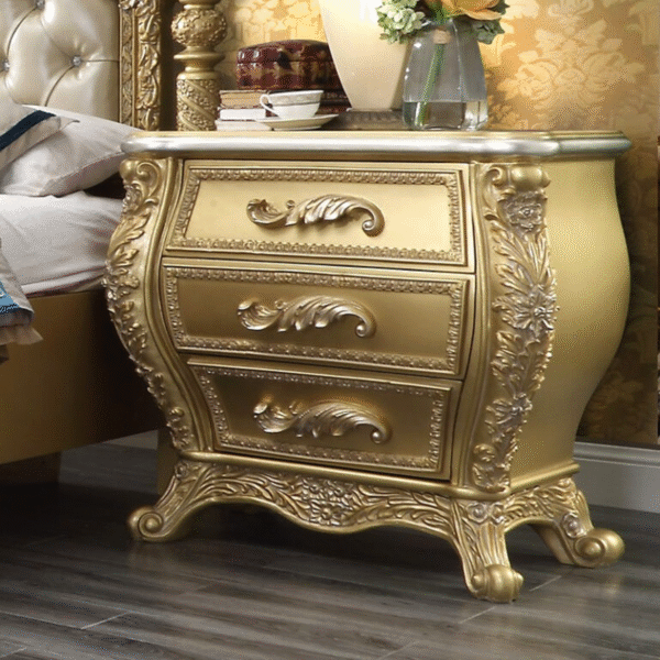 Luxury Royal Wooden Bed Frame – New Double Bed Designs | Chinioti Furniture - Image 15