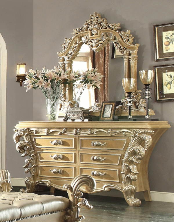 Luxury Royal Wooden Bed Frame – New Double Bed Designs | Chinioti Furniture - Image 21