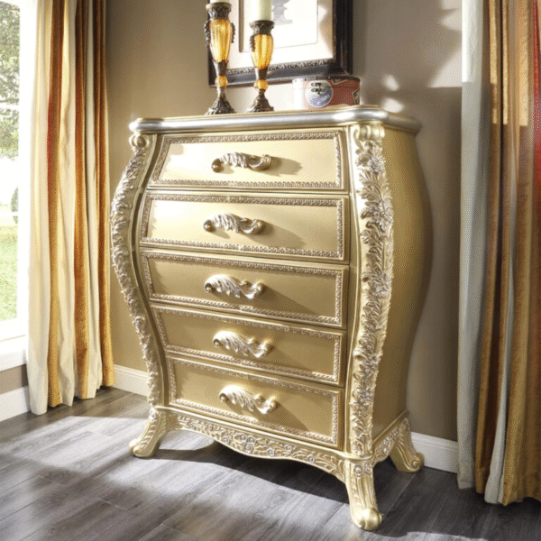 Luxury Royal Wooden Bed Frame – New Double Bed Designs | Chinioti Furniture - Image 18