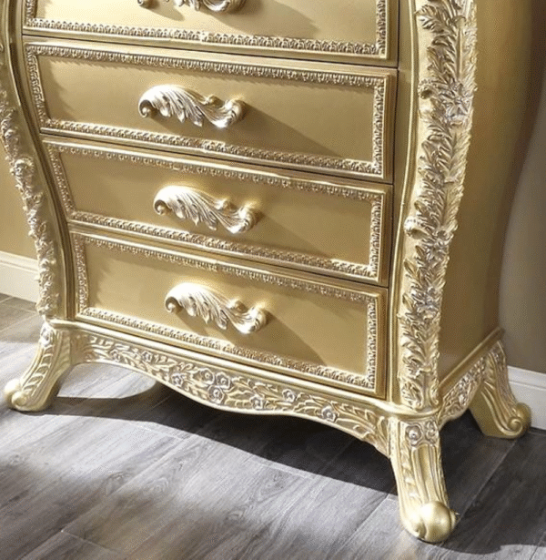Luxury Royal Wooden Bed Frame – New Double Bed Designs | Chinioti Furniture - Image 12
