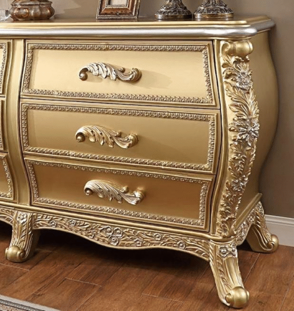 Luxury Royal Wooden Bed Frame – New Double Bed Designs | Chinioti Furniture - Image 11