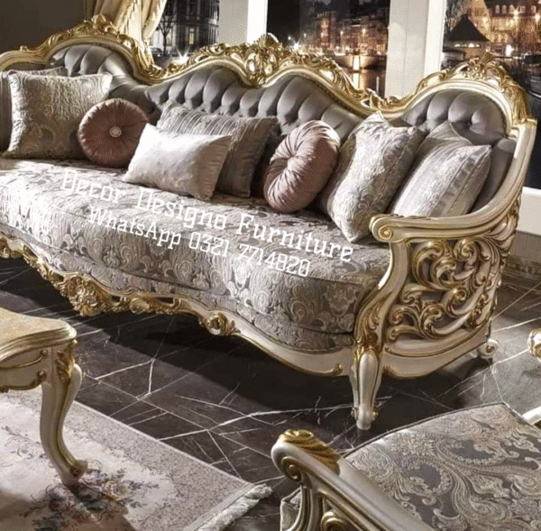 7 Seater Sofa Set Price in Pakistan – Chinioti Luxury Sofa 2025 | Décor Designo - Image 18