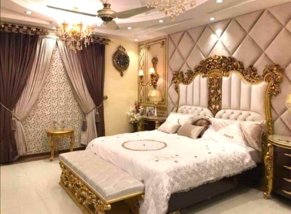 Luxury King Size Bedroom Bed Set Design