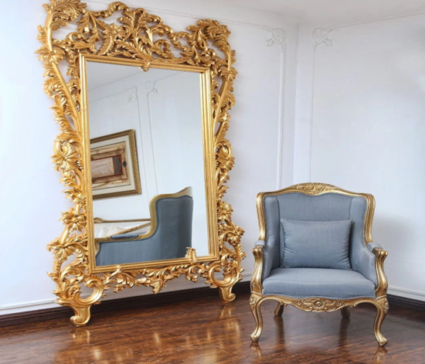 Luxury Chinioti Gold Leafing Mirror - Image 4