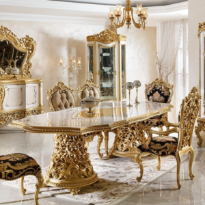 The Royale luxury dining table set