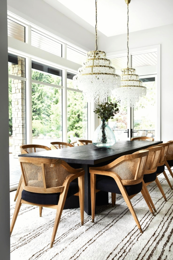 Stylish Cane Dining Chair & table – Natural Charm & Comfort Rattan Dining - Image 7