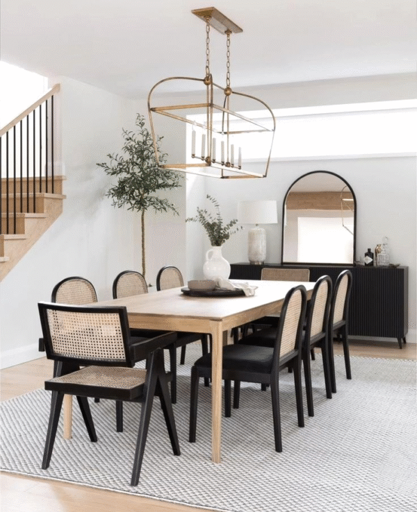 Stylish Cane Dining Chair & table – Natural Charm & Comfort Rattan Dining - Image 4