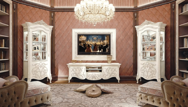 Trendy LCD Rack Designs for Modern Living Rooms