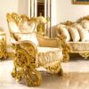 Wooden luxury sofa set