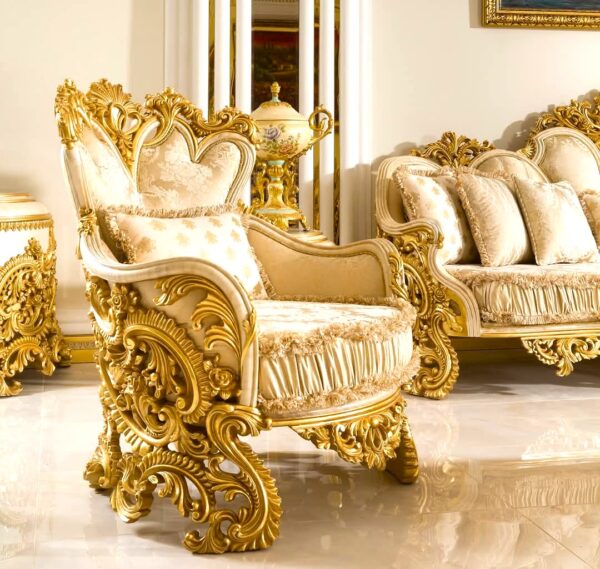 Wooden luxury sofa set