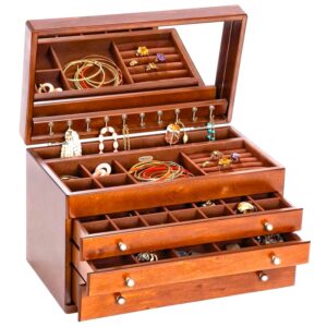 Wooden luxury makeup box Handi craft