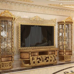 luxury Wooden Antique TV Cabinet frame