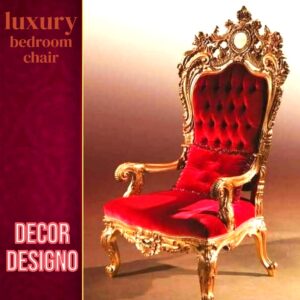 luxury bedroom chair high back