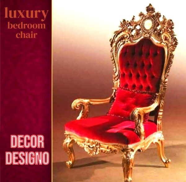 luxury bedroom chair high back