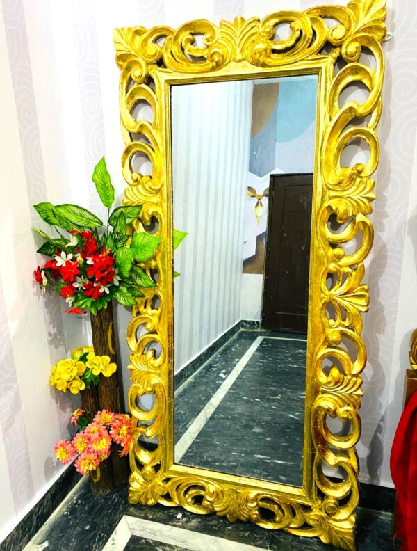 luxury mirror wooden Italian design