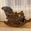 luxury royal rocking chair