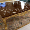 modern Wooden Center Table – Stylish Design for Living Room