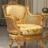 royal luxury Bedroom Chair Wooden