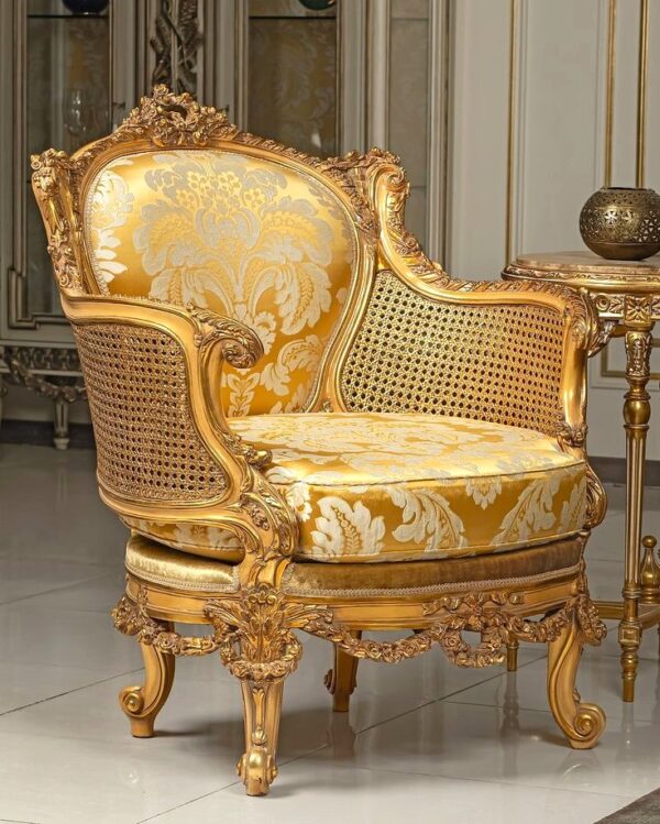 royal luxury Bedroom Chair Wooden