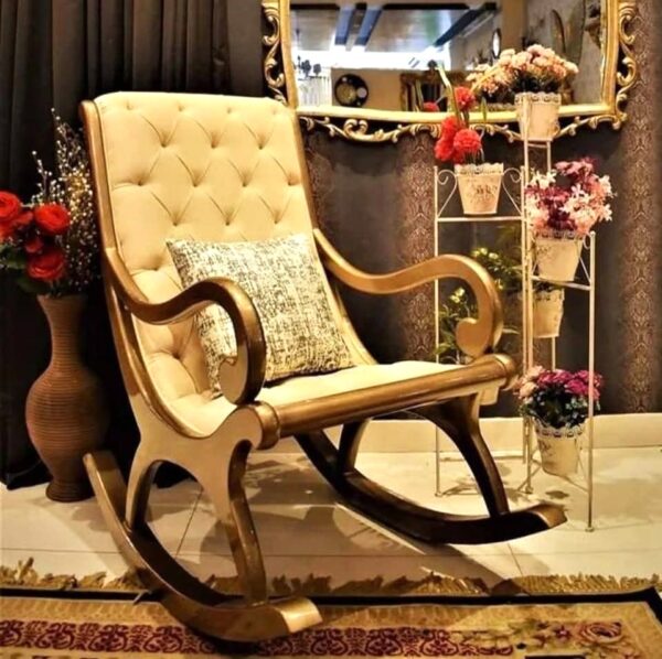 solid wood luxury rocking chair