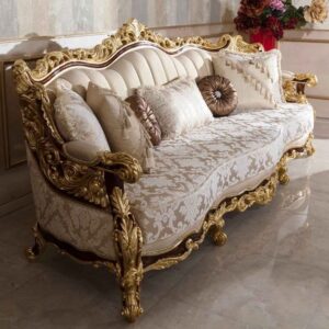 Golden Elegance luxury sofa set