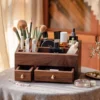 Wooden luxury makeup box Handi craft