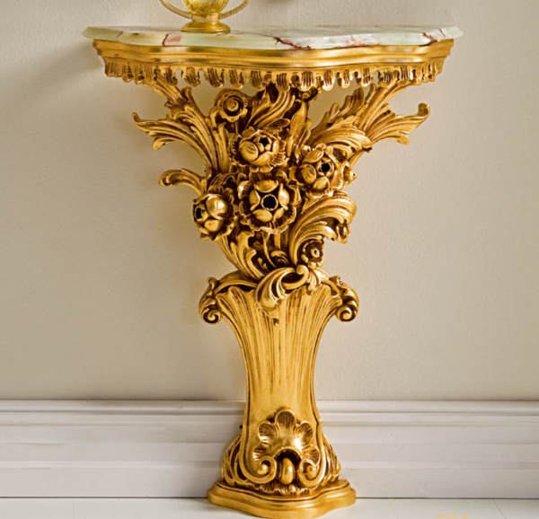 Gold Versailles Console Table  mirror - Image 5