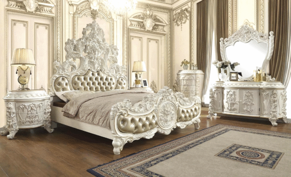 Luxury King Bed Designs Handcrafted Chinioti Beds for Modern Homes - Image 3