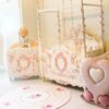 Pink Baby crib