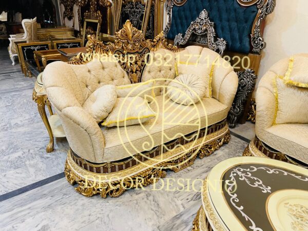 Lounge Sofa set wooden - Image 9