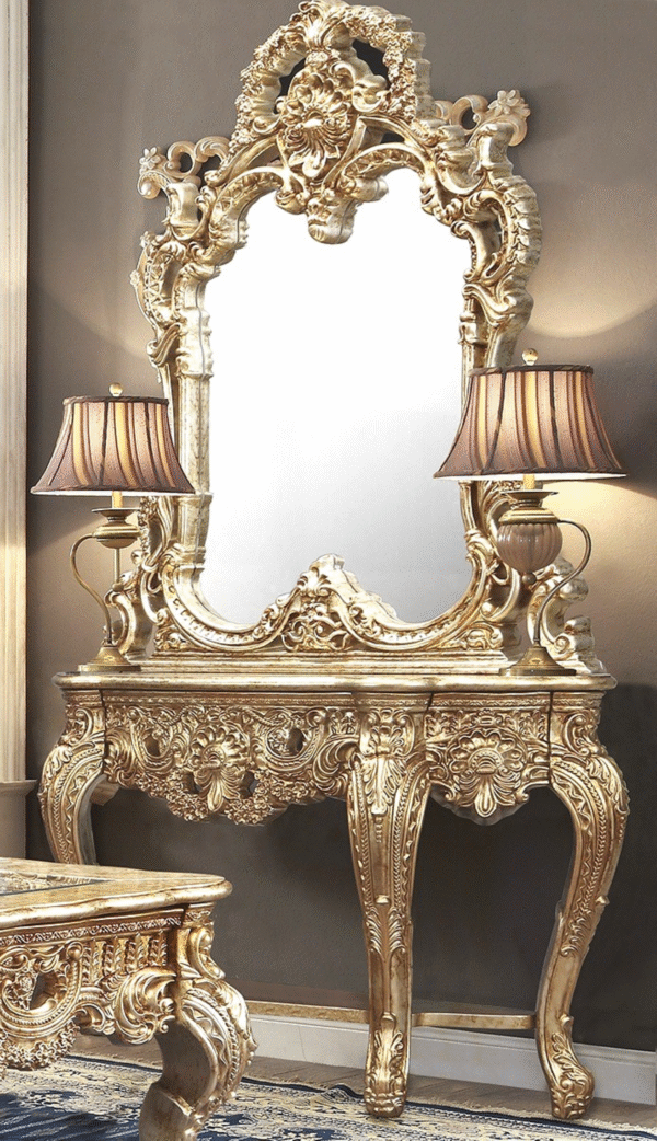 Elegant Console Table and Mirror – Modern Mirrored Designs