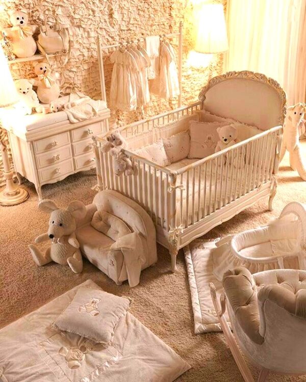 luxury baby crib