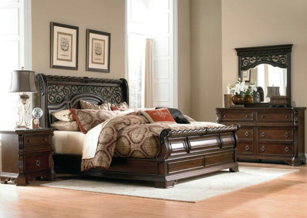 Luxury Wooden Double Bed Designs – Elegant Solid Wood Frames for Modern & Classic Bedrooms - Image 8