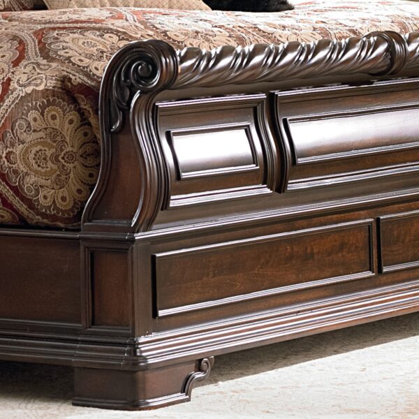 Luxury Wooden Double Bed Designs – Elegant Solid Wood Frames for Modern & Classic Bedrooms - Image 6